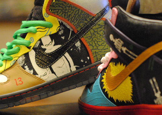 Nike Sb Dunk High What The Dunk Customs By El Cappy 1