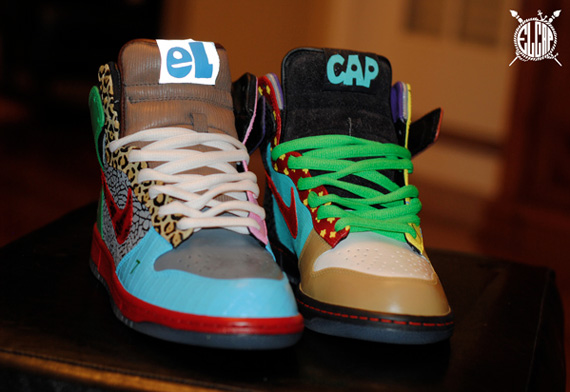 nike sb dunk high what the dunk customs by el cappy 4