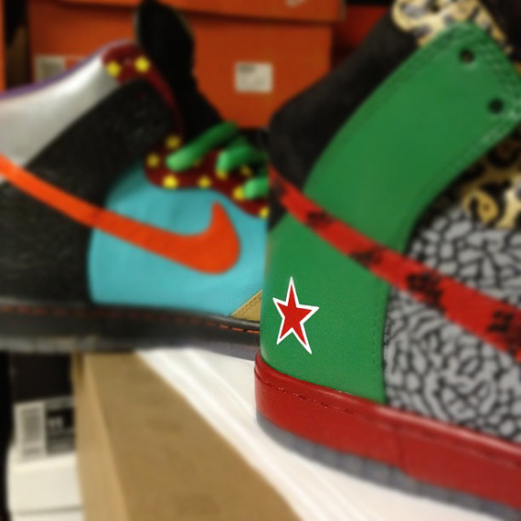 nike sb firuniversity Dunk high what the firuniversity Dunk customs by el cappy 8