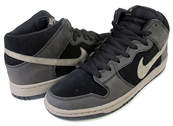 nike sb dunk mid black iron 2