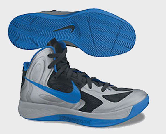 Nike Zoom Hyperfuse 2012 Supreme Wolf Grey Black Photo Blue