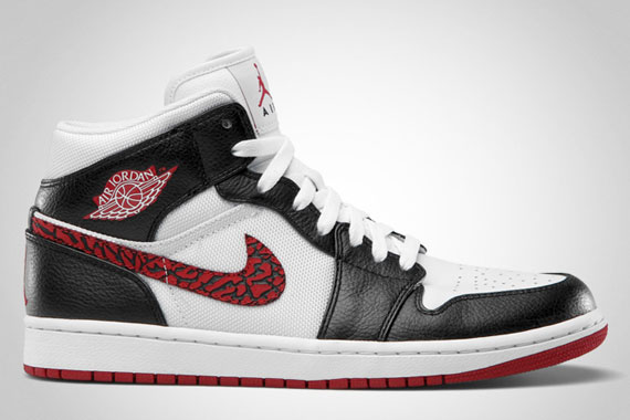 Air Jordan 1 Phat White Varsity Red Black June 2012 4