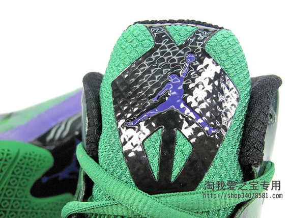 Take a closer look at the jordan Gamma AJ 12 Shorts below which are now Green Purple 10