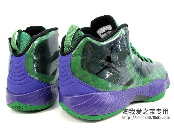 Air Jordan 2012 Lite Green Purple 5
