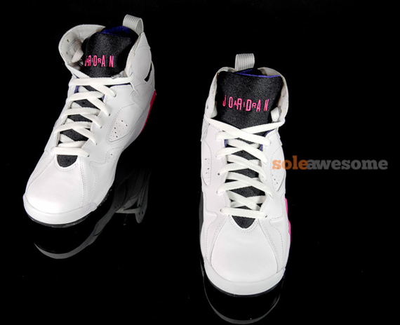 Air Jordan 7 White Pink 10