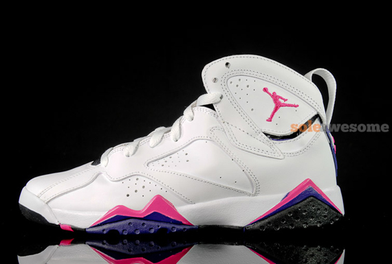 Air Jordan 7 White Pink 5