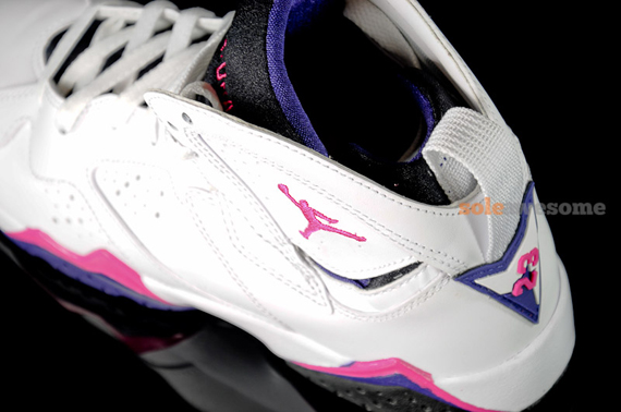 Air Jordan 7 GS - White - Purple - Pink 
