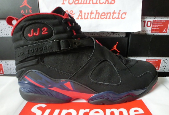 Air Jordan VIII - Joe Johnson Atlanta Hawks Away PE - SneakerNews.com