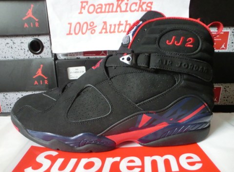 Air Jordan VIII - Joe Johnson Atlanta Hawks Away PE - SneakerNews.com