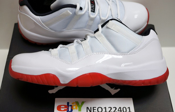 Air Jordan Xi White Red Low Rr 3