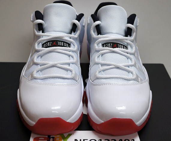 Air Jordan Xi White Red Low Rr 4