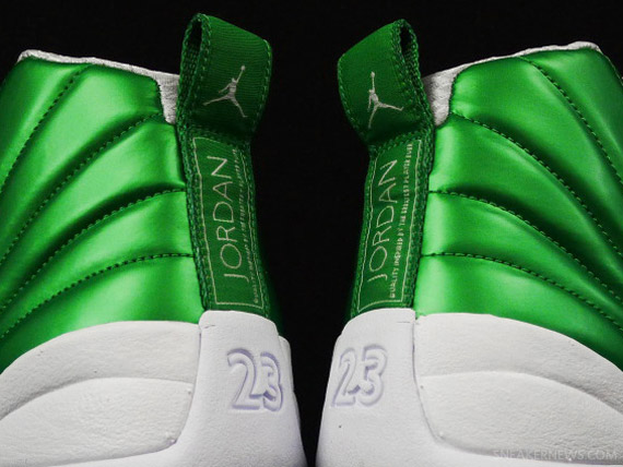 jordan 12 green and black