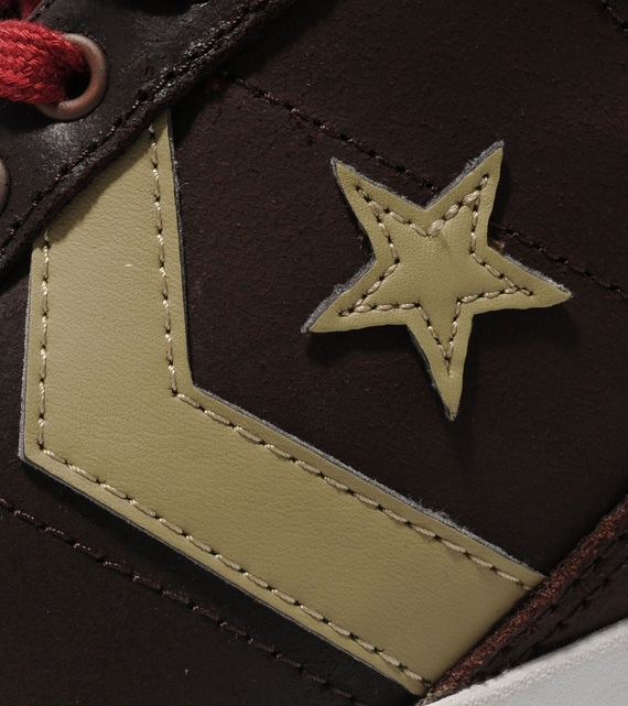 Converse Fast Break Hi Brown Red 2