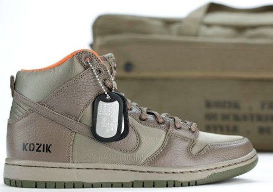 Frank Kozik x Nike SB Dunk High QS – Limited Artist Edition Army Bag