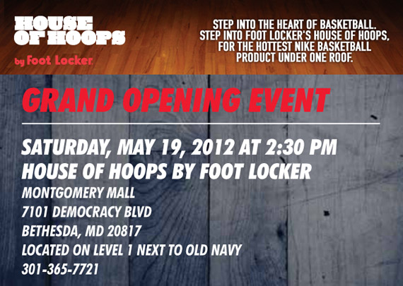 Foot Locker House of Hoops Grand Opening In Bethesda, MD