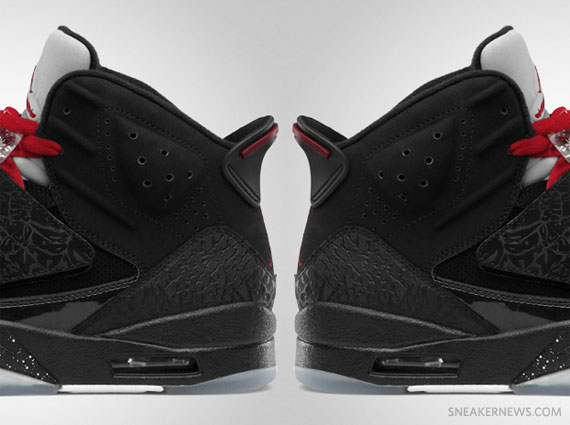 Jordan Son Of Mars - Black - Varsity Red - Cement Grey | Official Images