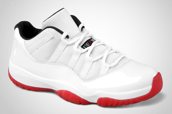 jordan Heritage Xi Low White Red Official Images 3