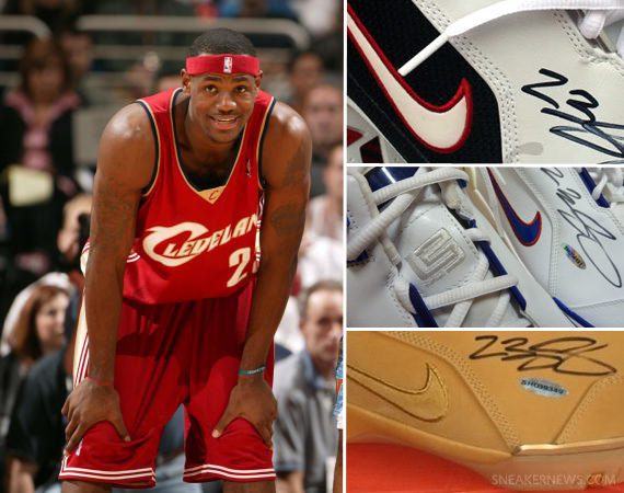 Nike Air Zoom Generation – LeBron James Autographed Pairs on eBay