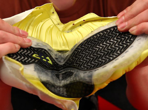 Nike Air Foamposite One Electrolime Dissected