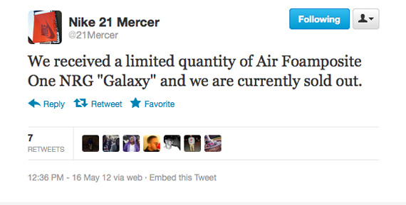 Nike Air Foamposite One Galaxy 21 Mercer Restock