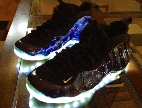 Nike Air Foamposite One ‘Galaxy’ Light-Up Customs By Jason Negron