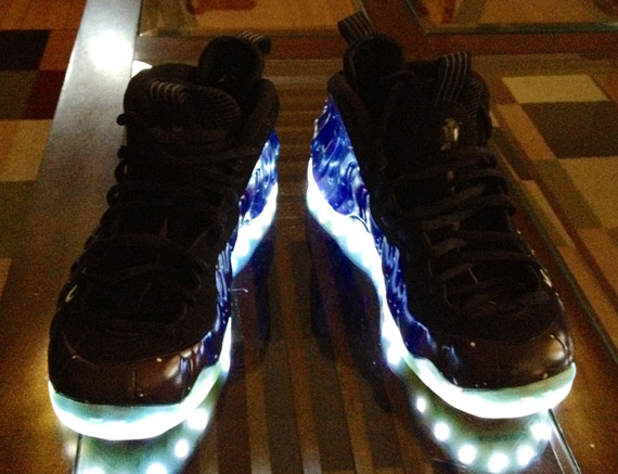 Nike Air Foamposite One 'Galaxy' Light-Up Customs By Jason Negron ...