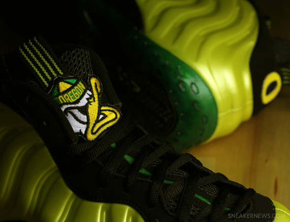 Nike Air Foamposite One 'Oregon Ducks' Customs By Jason Negron