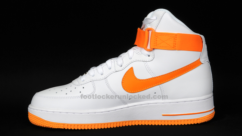 nike-air-force-1-high-white-vivid-orange-4 Nike Air Force 1 High White Vivid Orange 4