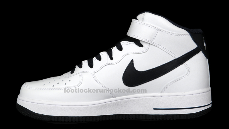 nike-air-force-1-mid-white-dark-obsidian-4 Nike Air Force 1 Mid White Dark Obsidian 4