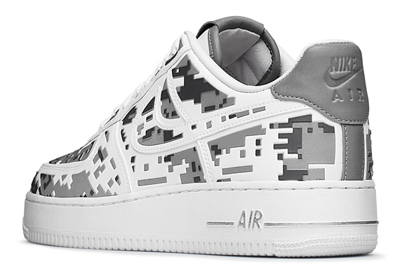 nike air force 1 camo grey