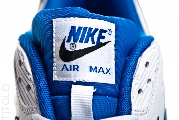 Nike Air Max 90 White Black Game Royal 3