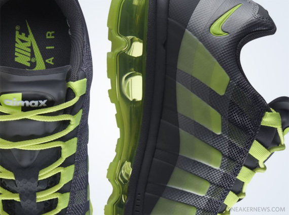 Nike Air Max+ 95 360 - Dark Grey - Volt | Release Date