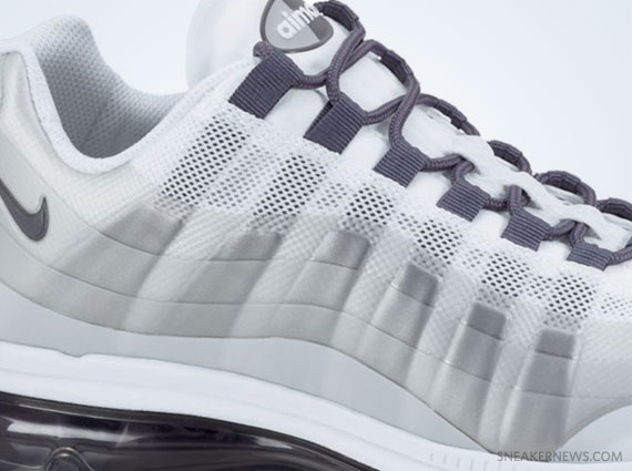 Nike Air Max+ (95) 360 - White - Grey 
