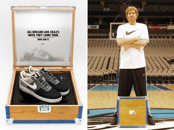 Nike Designs Air Force 1 Bespoke For Dirk Nowitzki