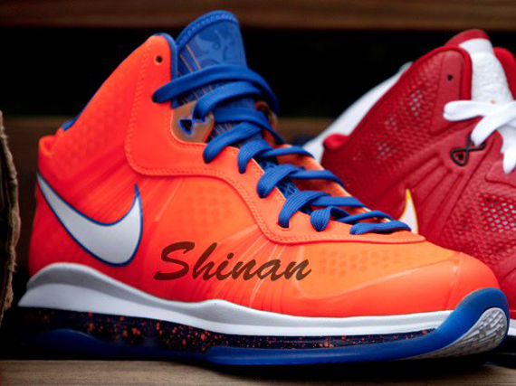 nike lebron 8 v2 hardwood classic sample