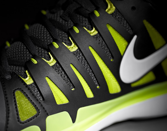 Nike Oom Vapor Tour 9 Black Neon 1
