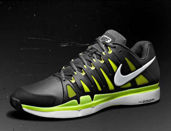 Nike Oom Vapor Tour 9 Black Neon 5