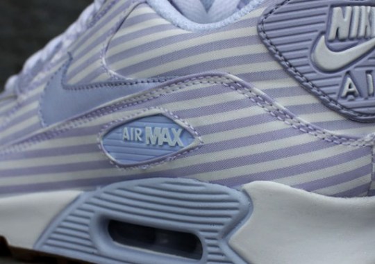 Nike WMNS Air Max 90 – Palest Purple Stripes | Available