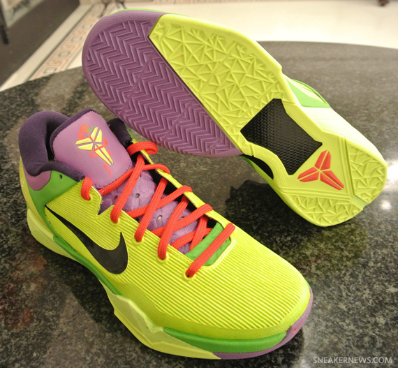 Nike Zoom Kobe Vii Grinch Customs 1