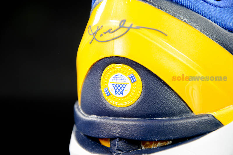 Nike Zoom Kobe Vii Navy Yellow White 11