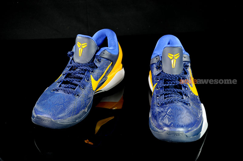 Nike Zoom Kobe Vii Navy Yellow White 12