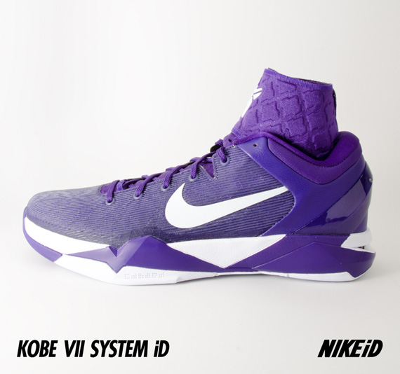 Nike Zoom Kobe Vii Purple White Playoffs Pe 2