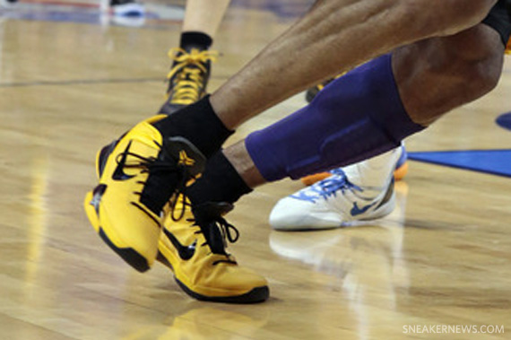 Nike Zoom Kobe Vii Yellow Black Playoffs Pe 6