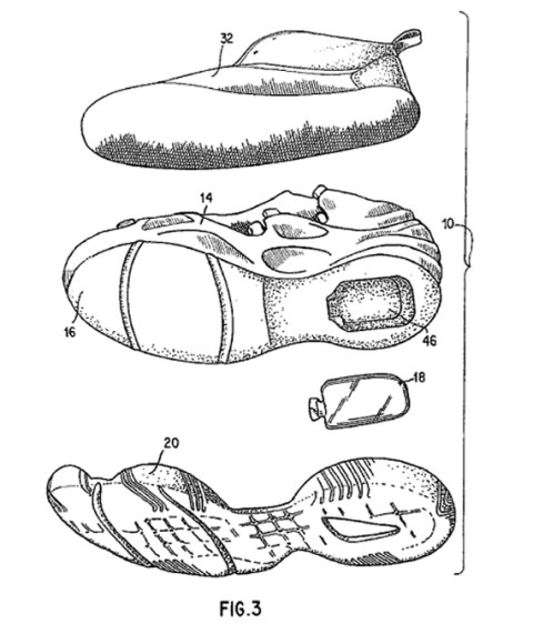 Original Nike Air Foamposite One Patent Drawings - SneakerNews.com