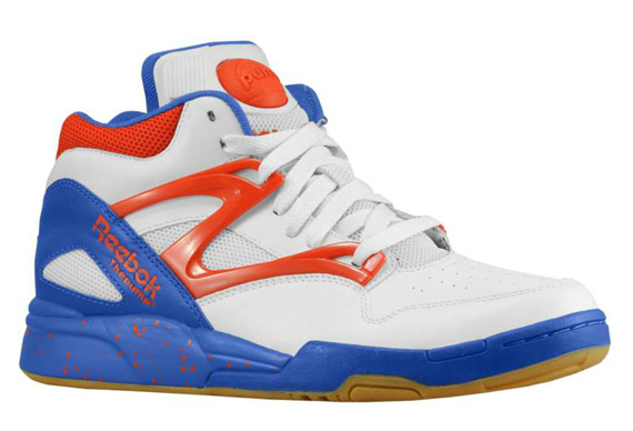 Orange and blue reebok pumps hotsell