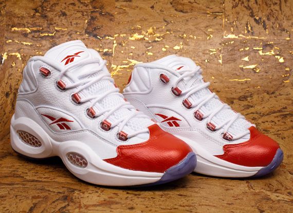 Reebok Question White Red Coming In Kids Sizes 2