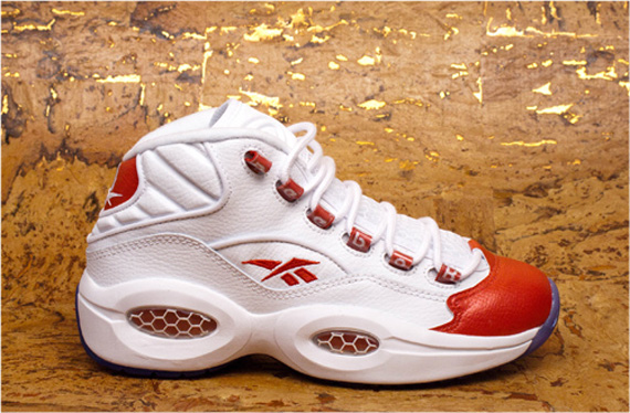 Reebok Question White Red Coming In Kids Sizes 5