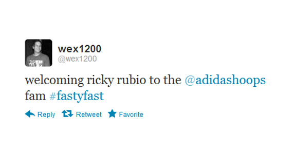 Adidas Signs Ricky Rubio