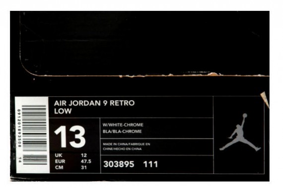 Air Jordan 9 Low White