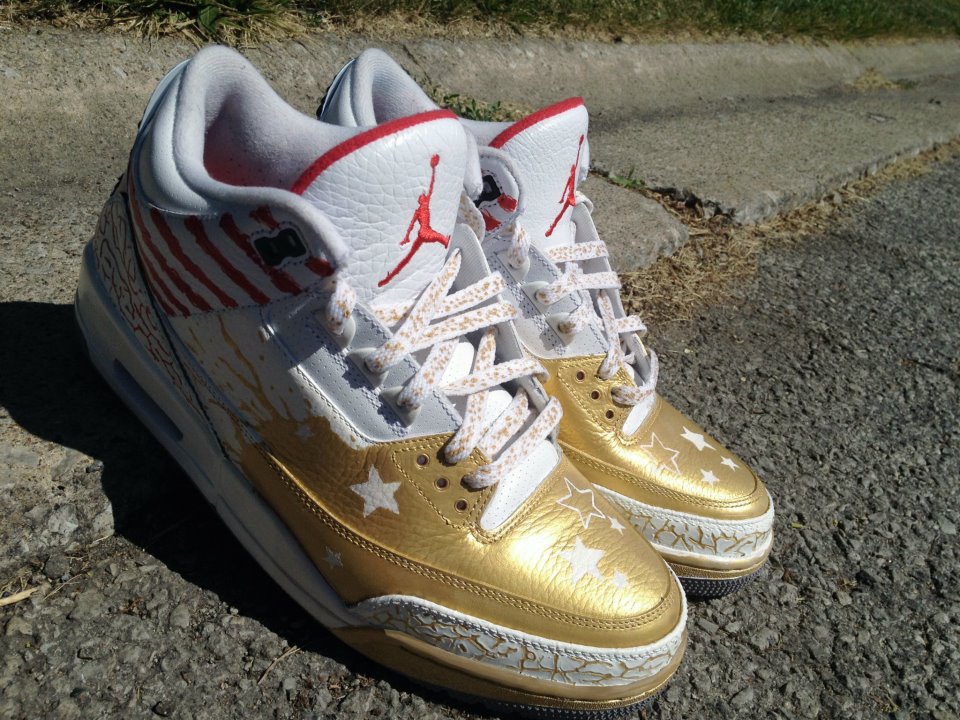 Air Jordan Iii Dave White Customs By De Jesus 03
